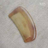  Lược massage sừng trâu tự nhiên cao cấp | Lược chải đầu dày răng mịn chống rụng tóc giảm gãy rối 