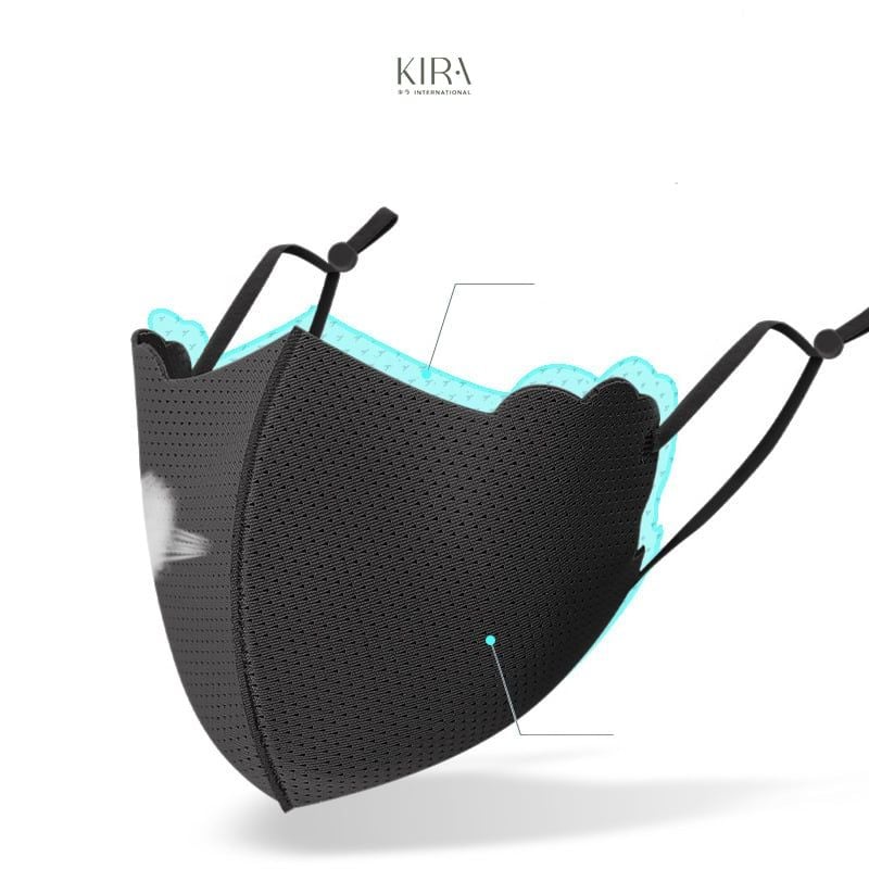  Khẩu trang chống nắng trẻ em vải lụa băng lạnh UPF50+ thoáng khí che nắng đi học đi chơi đi xe đạp 