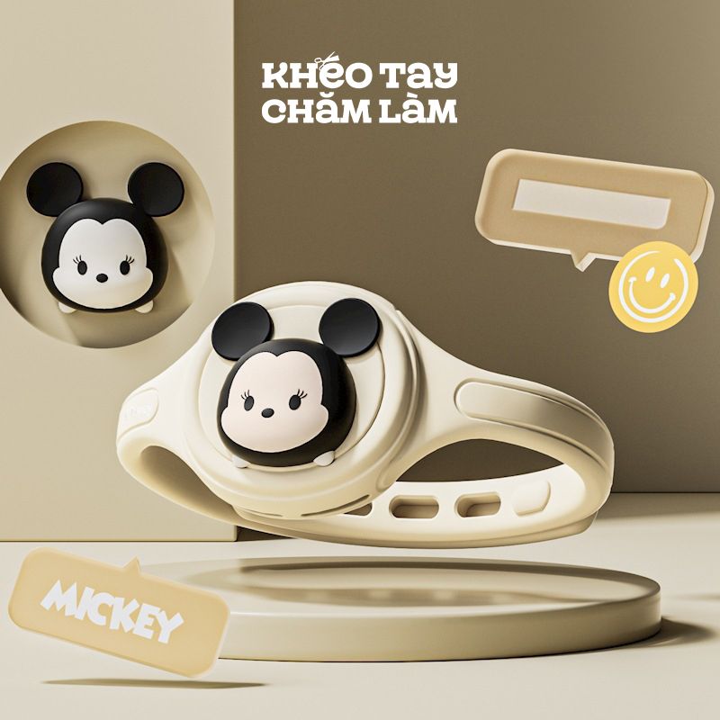  Vòng tay đuổi muỗi Disney cho bé – vòng tay tinh dầu thiên nhiên silicone an toàn 