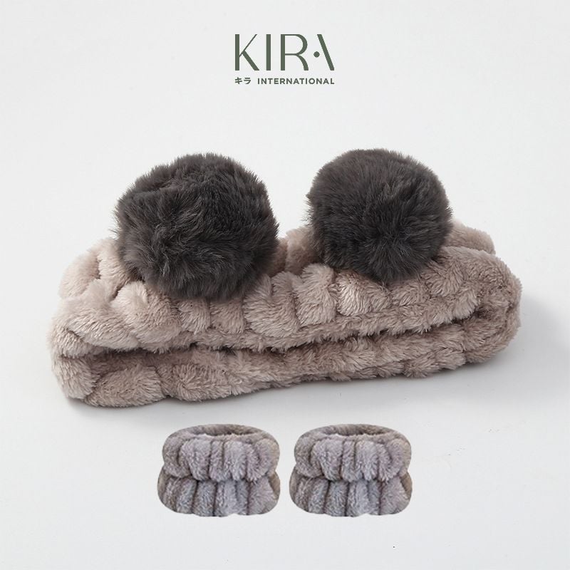  Set băng đô rửa mặt tai thỏ dễ thương, băng đô tai thú Hàn Quốc, băng đô cố định tóc cho nữ 