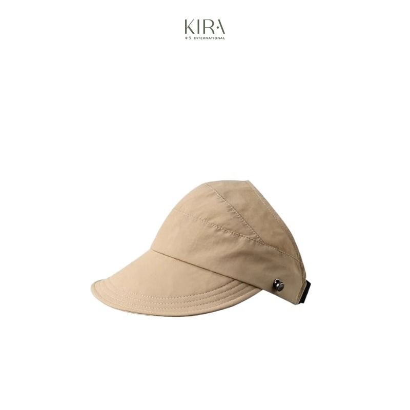  Mũ Trống Đỉnh Che Nắng Nữ UPF50+++ Thời Trang Hàn Quốc Kèm Dây Cột Tóc Chống Tia UV 