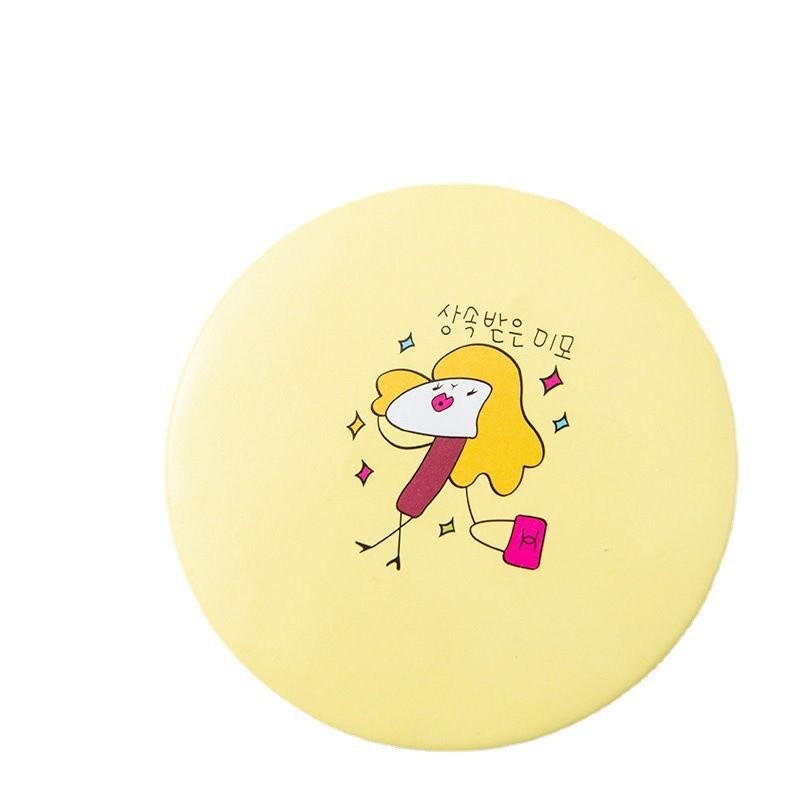  GƯƠNG TRÒN MINI HÀN QUỐC – THIẾT KẾ HOẠT HÌNH DỄ THƯƠNG, NHỎ GỌN TIỆN LỢI 