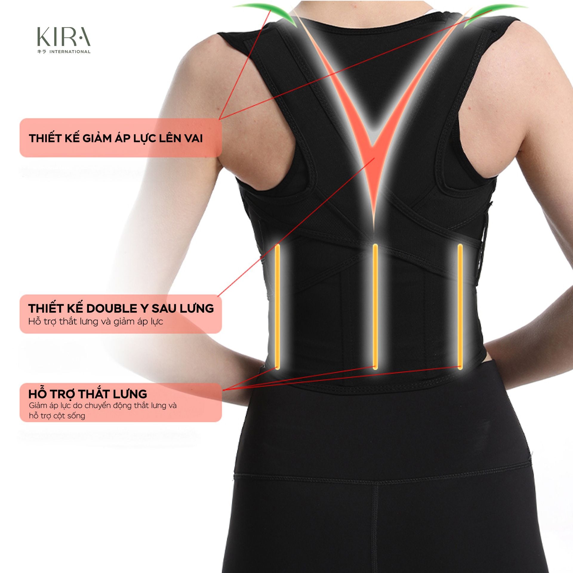  Áo đai định hình chống gù lưng bản to | Giữ dáng thẳng – Mở vai – Hỗ trợ cột sống 