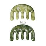  Lược Massage Đầu Đá Ngọc Bích cao cấp - Bí Quyết Thư Giãn & Làm Đẹp Từ Đá Quý Tự Nhiên– Dụng Cụ Massage Giảm Căng Thẳng, Kích Thích Tuần Hoàn, Nuôi Dưỡng Da Đầu Khỏe Mạnh 