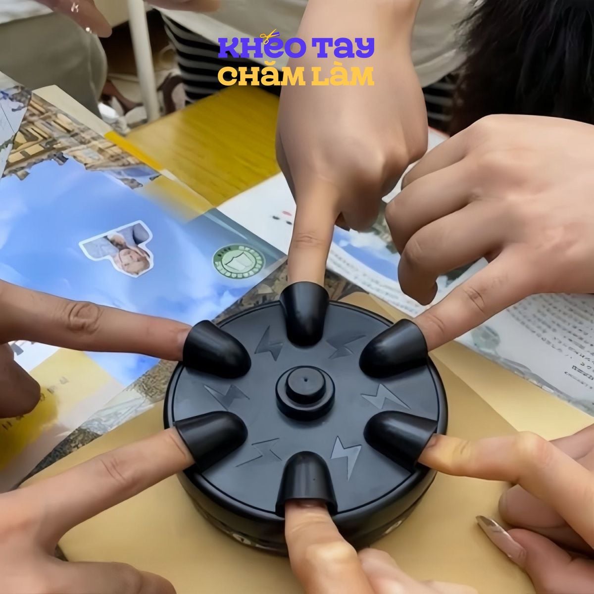  Máy phát hiện nói dối mini điện giật ngón tay – đồ chơi party, trò chơi bữa tiệc vui nhộn 