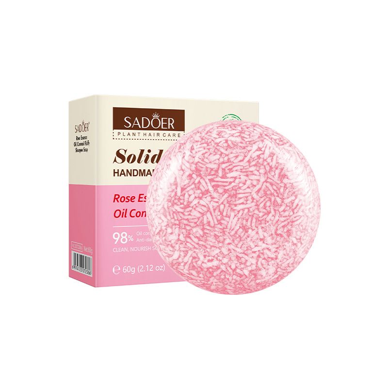  Xà phòng gội đầu chiết xuất thực vật lành tính SADOER – 60g - Dạng bánh nhỏ gọn, tiết kiệm hơn dầu gội thông thường phù hợp mọi loại tóc 