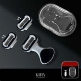  Dao cạo râu nam Whityle 5 lưỡi cao cấp, kèm hộp đựng tiện lợi, cạo sạch râu an toàn không trầy xước 