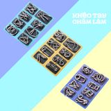  Đồ chơi trí tuệ tháo gỡ khóa sắt – trò chơi câu đố xếp hình logic cho bé 7-14 tuổi 