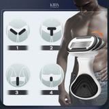  Dao cạo râu nam Whityle 5 lưỡi cao cấp, kèm hộp đựng tiện lợi, cạo sạch râu an toàn không trầy xước 