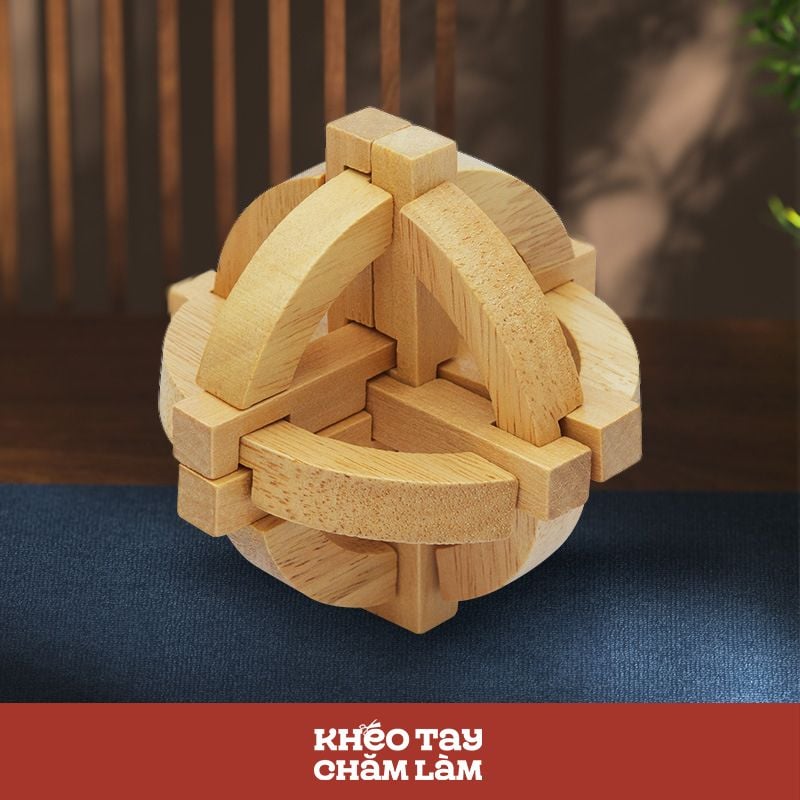  Đồ chơi trí tuệ Khóa gỗ Kong Ming Luban – trò chơi gỗ tháo lắp thông minh cho người lớn và thiếu niên 