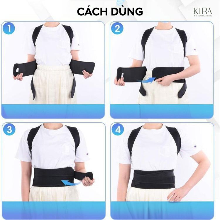  Đai Chống Gù Lưng Người Lớn Trẻ Em CUEG OK布背佳 | Đai Chỉnh Dáng Ngồi Đúng Tư Thế Hỗ Trợ Cột Sống 
