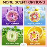  Set 4 Viên Muối Tắm Hoa Khô Thiên Nhiên 100g SADOER – Làm Sạch, Thơm Dịu, Tẩy tế bào chết, Làm sáng mịn da - Dùng Tắm Bồn 