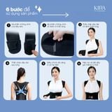  Đai chỉnh tư thế chống gù lưng, chống vẹo cột sống Kira Sport cao cấp - chất liệu thoáng khí tàng hình - kiểu dáng thời trang - hỗ trợ tư thế tối đa 