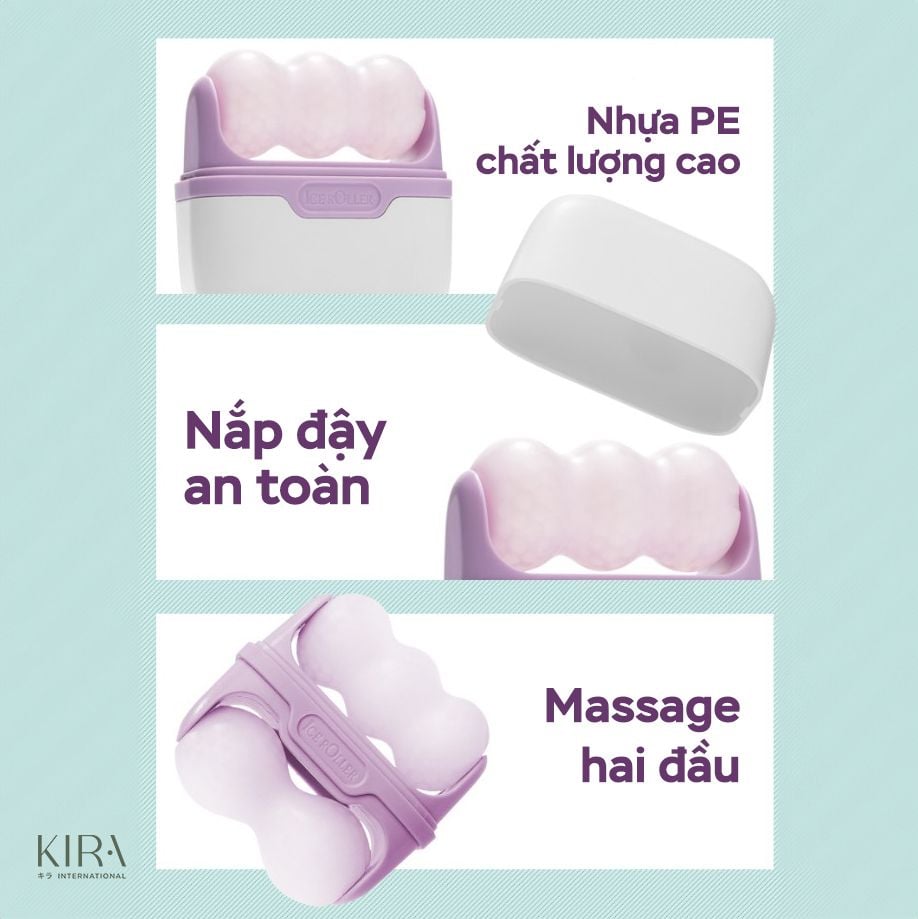  Dụng Cụ Massage Mặt Ice Roller S30 – Con Lăn Đá Lạnh Giảm Sưng, Se Khít Lỗ Chân Lông, Nâng Cơ Da 