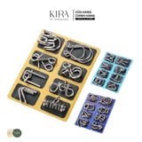  Đồ chơi trí tuệ tháo gỡ khóa sắt – trò chơi câu đố xếp hình logic cho bé 7-14 tuổi 