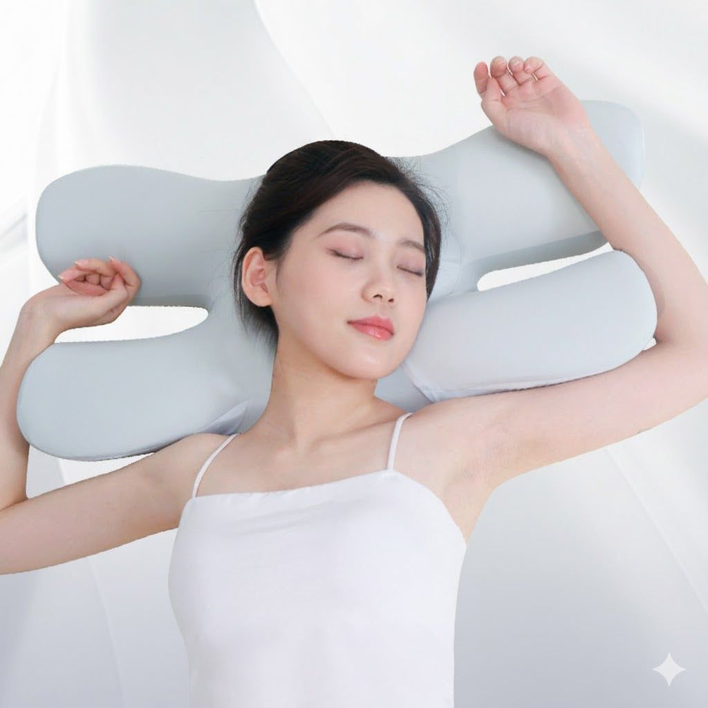  Gối chữ X hỗ trợ cổ vai gáy giúp ngủ ngon 