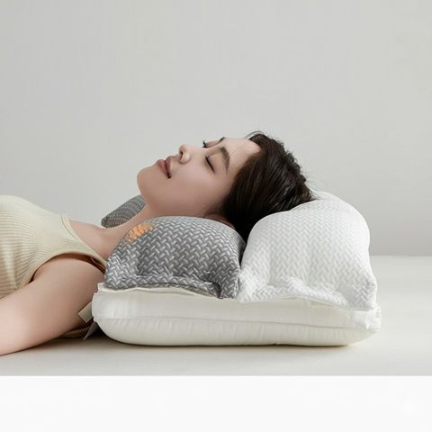  Gối bảo vệ cổ hình chữ O, 2 lớp có thể tách rời 