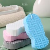  Bông tắm 3D siêu mềm mịn – Làm sạch nhẹ nhàng, không gây rát, phù hợp cho cả trẻ nhỏ & mẹ bầu 