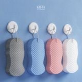  Bông tắm 3D siêu mềm mịn – Làm sạch nhẹ nhàng, không gây rát, phù hợp cho cả trẻ nhỏ & mẹ bầu 