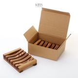  Kệ để xà phòng gỗ tre thiết kế thoát nước – Kệ xà phòng cổ điển giúp khô ráo, sạch sẽ, sang trọng cho nhà tắm 