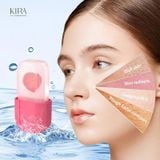  Khuôn làm đá massage mặt bằng silicone – Dụng cụ đá viên lạnh se khít lỗ chân lông, giảm sưng, nâng cơ da mặt 