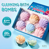  Set bóng muối tắm hình vỏ sò SADOER, muối tắm làm sạch dịu nhẹ, an toàn thân thiện với da, quà tặng dễ thương đặc biệt cho bé gái 