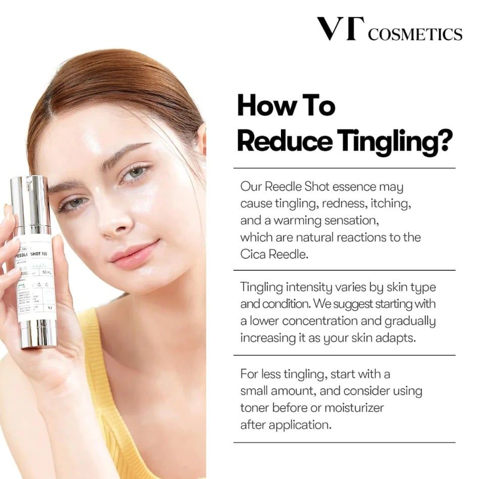  Hộp 10 x 2ml Tinh Chất Thu Nhỏ Lỗ Chân Lông, Chống Lão Hóa V T Reedle Shot 100, 300 Cica 