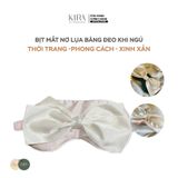  Bịt mắt Nơ lụa băng đeo khi ngủ, thời trang và phong cách 