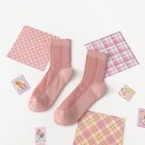  Tất Len Dài Nữ Giữ Ấm Mùa Đông – Nhiều Màu Nhiều Mẫu Dễ Thương, Họa Tiết Gấu Cây Caro 