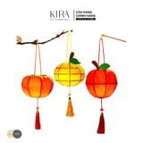  Đèn lồng trung thu DIY vải nỉ – đèn lồng treo cầm tay hình quả dễ thương cho bé 