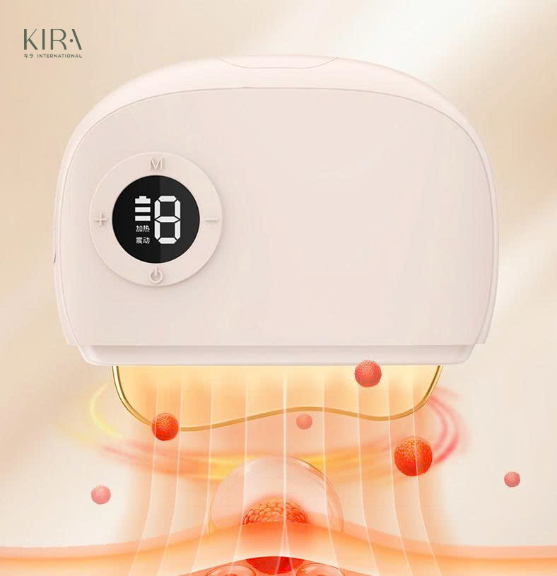  Guasha điện massage mạ đồng có cổng phun tinh dầu tiện dụng 