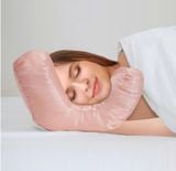  Gối xương cotton chống nhăn màu hồng san hô 