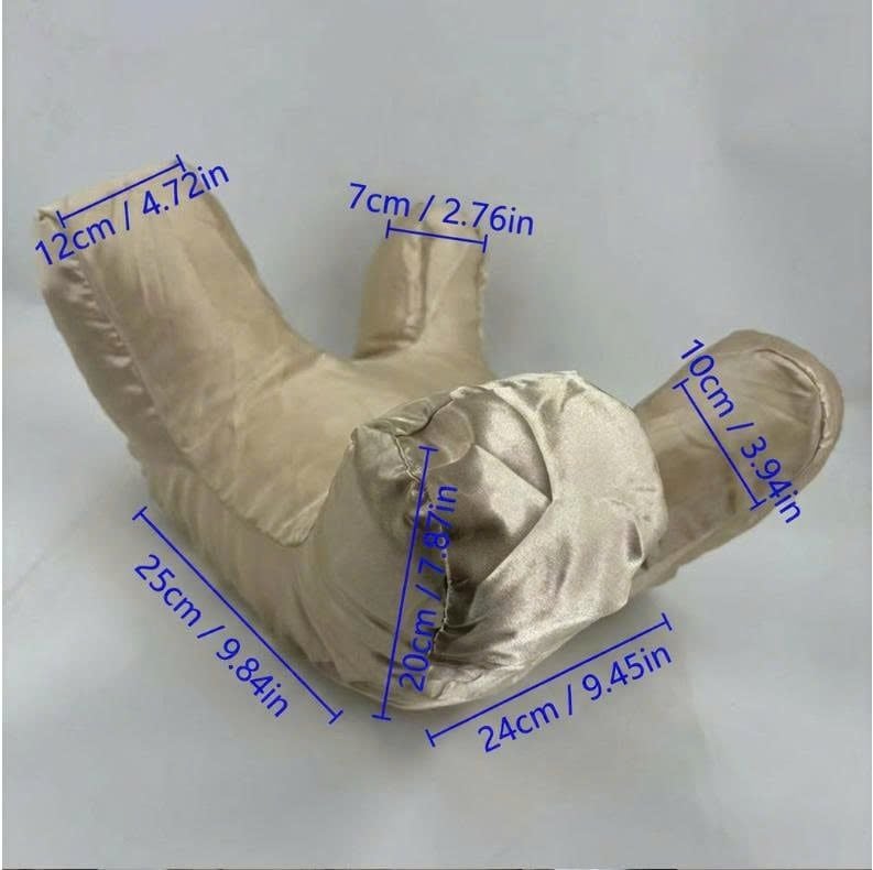  Gối xương cotton chống nhăn màu hồng san hô 