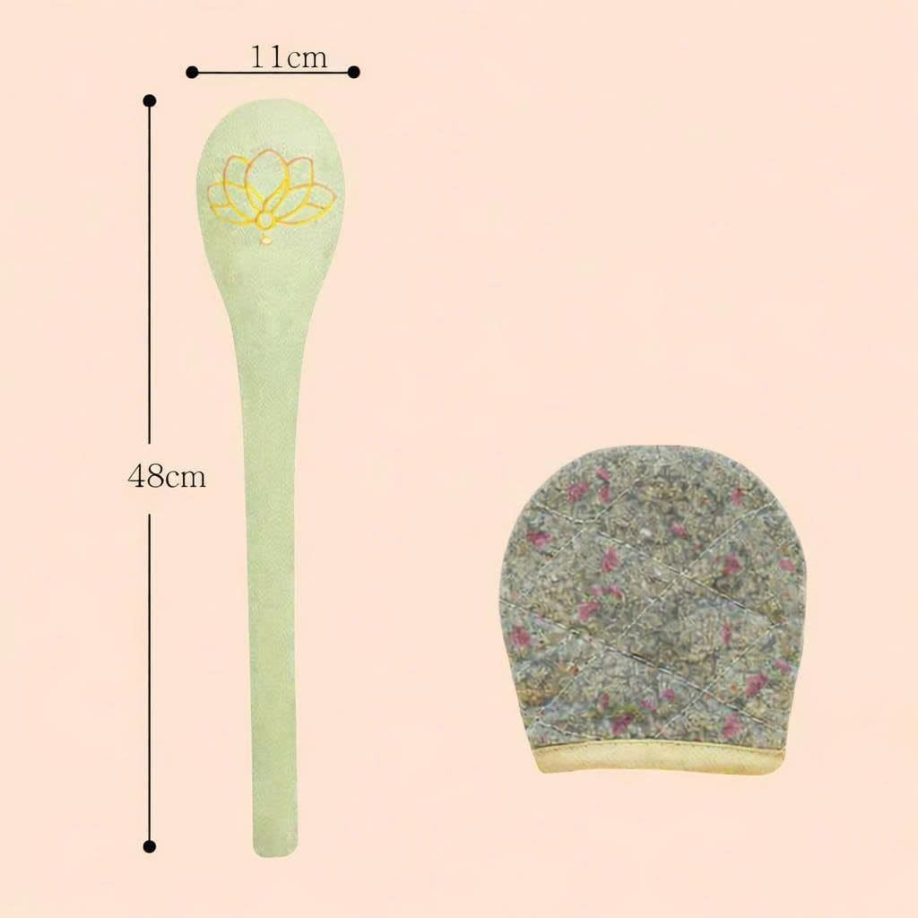  Gậy Vỗ Bát Hư - Cây Đấm Lưng Cầm Tay Đầm Chắc - Cây đấm lưng lõi ngải cứu thảo dược vỗ lưng giúp thông kinh lạc dài 48cm 