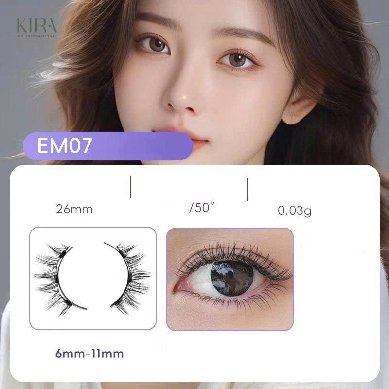  Mi từ tính phong cách Hàn Quốc Chất liệu giả lông chồn mềm mịn, hiệu ứng tự nhiên – giống thật, dễ dàng gắn và tháo, phù hợp trang điểm hằng ngày- Không bao gồm kẹp mi 