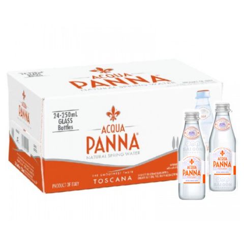 NƯỚC KHOÁNG THIÊN NHIÊN KHÔNG GA ACQUA PANNA 250 ml (chai thủy tinh)