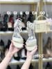 Sandal gót vuông S965