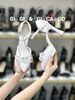 Cao gót vuông mũi nhọn GIAYCUOI C084