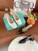 Cao gót vuông hở gót Loli C054