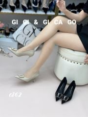Cao gót nhọn Ys đính đá C862