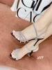 Sandal gót nhọn tiệc bling S889