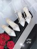 Cao gót nhọn hở gót GIAYCUOI C790