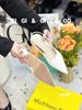 Cao gót nhọn da trơn hở gót C019