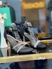 Sandal gót nhọn tiệc bling S903