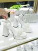 Sandal gót vuông đế đúp WD S938