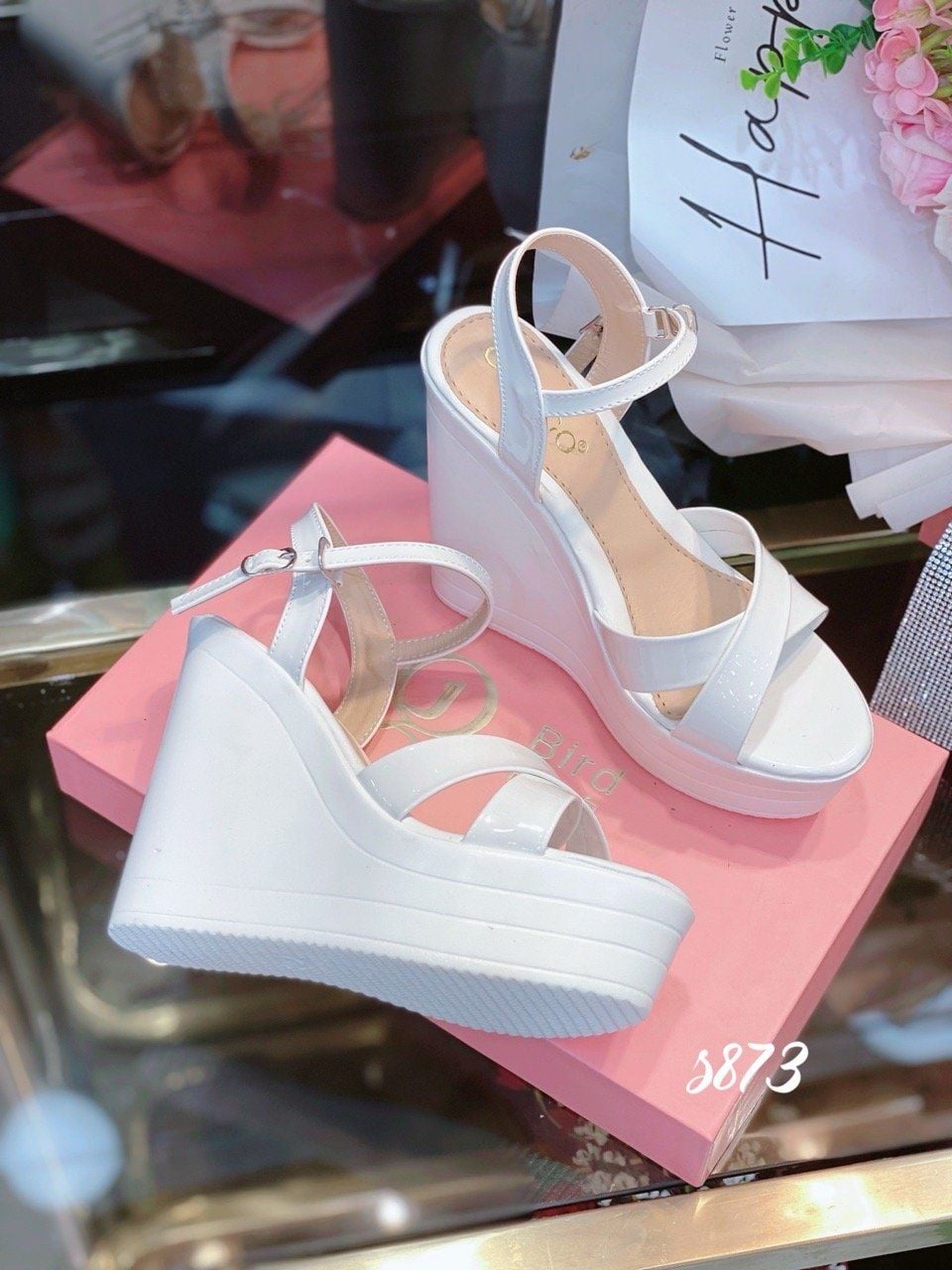 Sandal xuồng bóng chéo S873