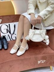 Cao gót vuông mũi tròn Loli G727