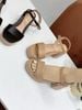 Sandal gót vuông to S871