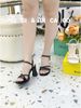 Sandal gót vuông dây S932