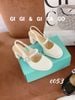 Cao gót vuông hở gót Loli C053